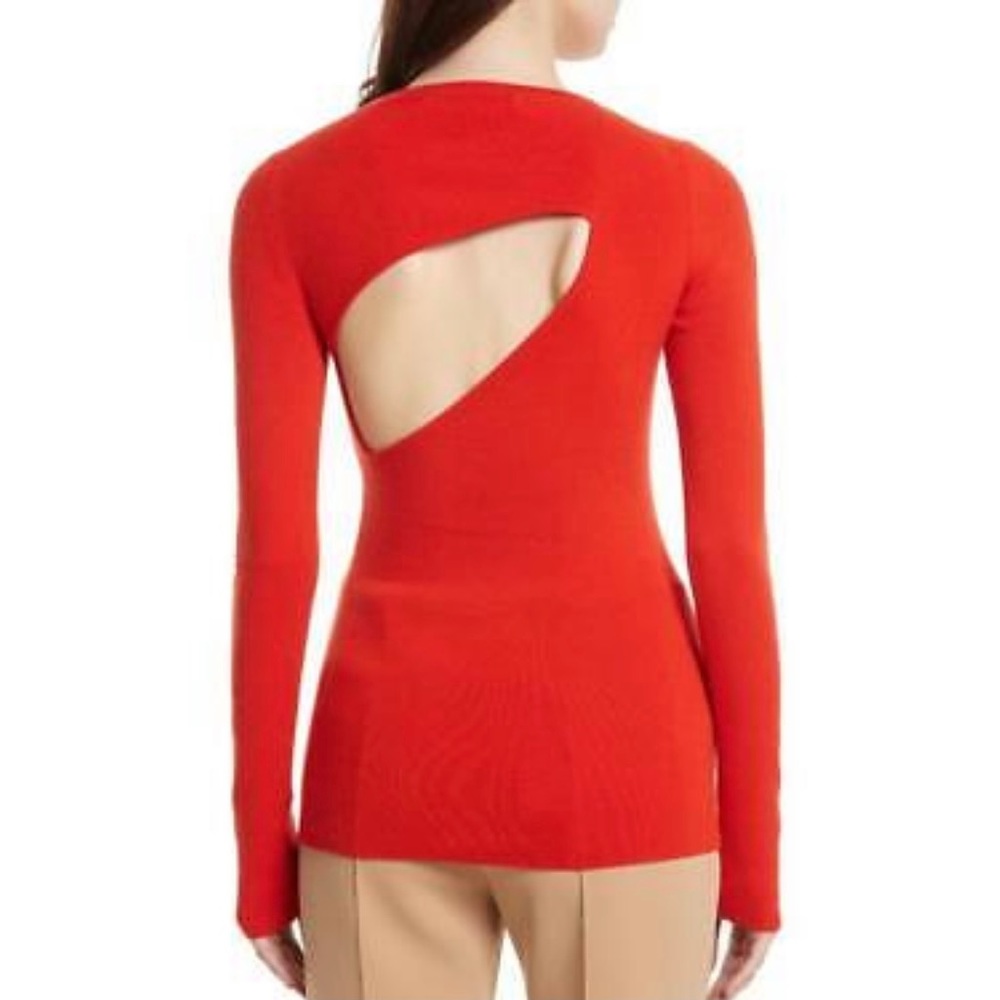 🌹Red Diane Von Furstenberg Cutout Sweater